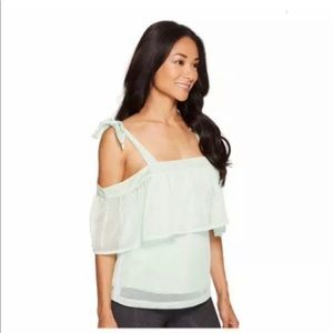 PUMA Xtreme Off The Shoulder Tee Blue pastel S